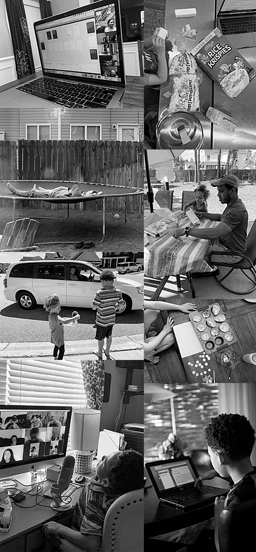 days at home collage